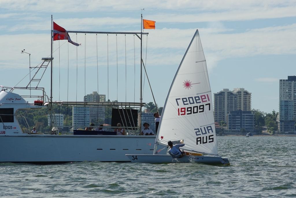 Ki-Raphael Sulkowski will be looking to make it back to back titles. - 2013 WA State Laser Championships &copy; Brad Utting